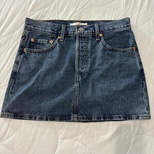 Levi's Women's Blue and Navy Skirt